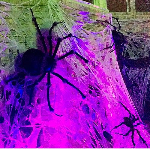 4 lb Giant Elastic Spider Web Halloween Decoration H681