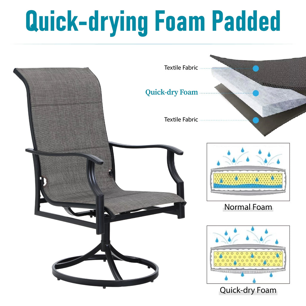7 Pieces Outdoor Patio Dining Set U523793