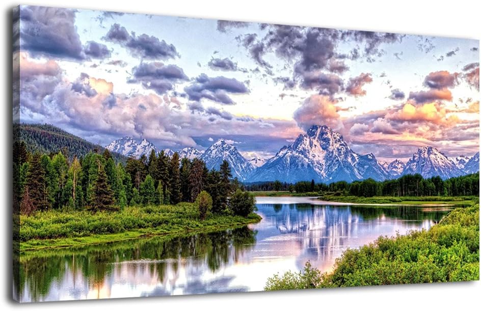 Large Size Canvas Wall Art of Grand Teton National Park T285