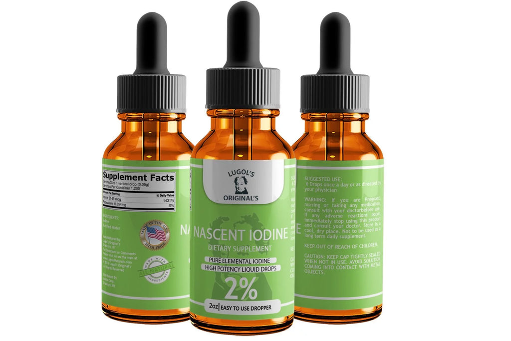 2% Nascent Iodine Liquid Drops 2oz E915