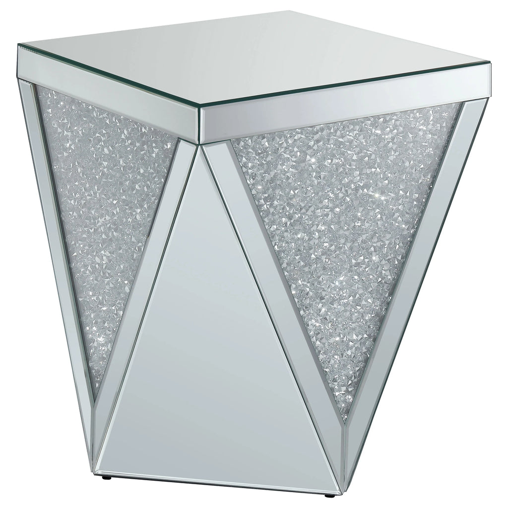 Square End Table with Mirror I376923