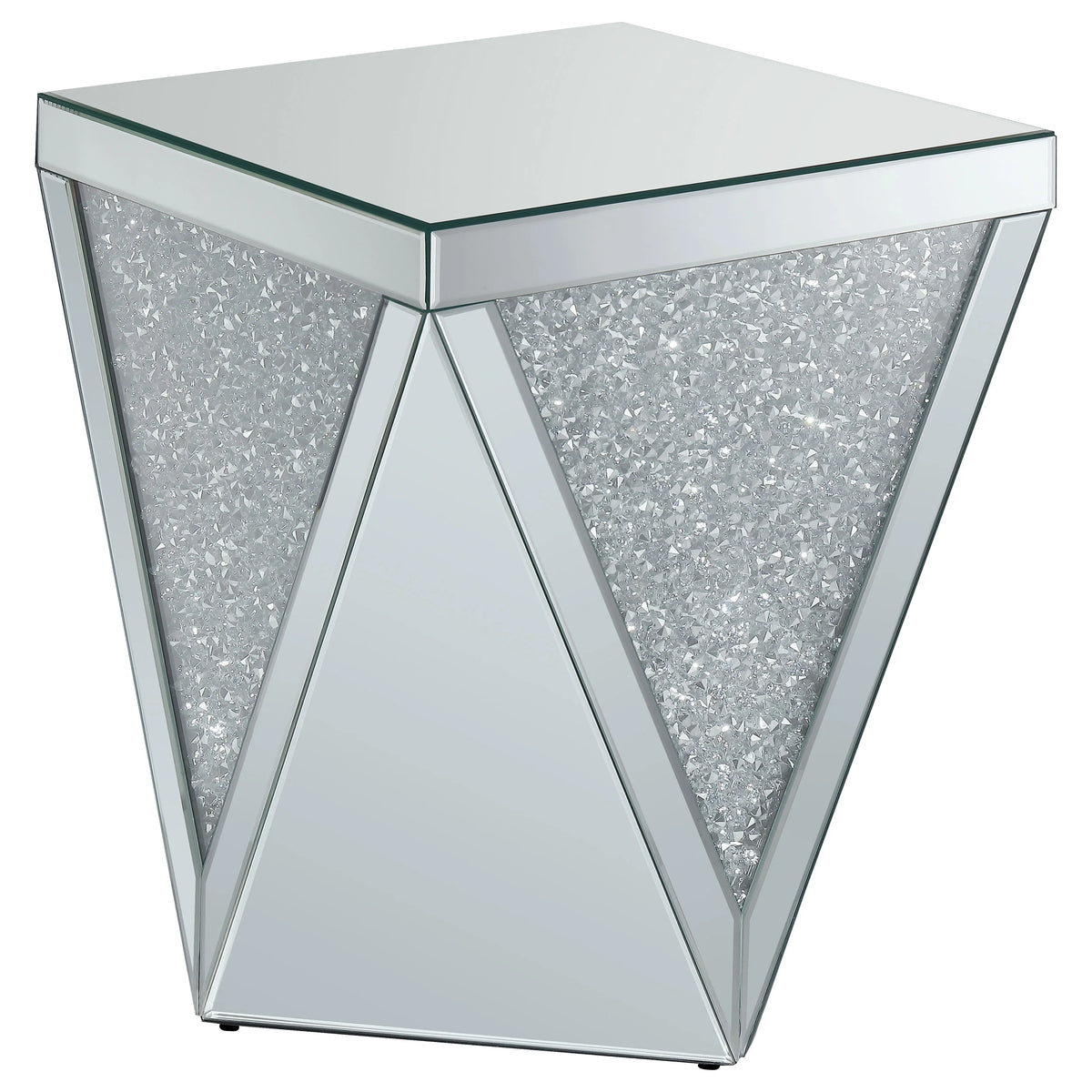 Square End Table with Mirror I376923