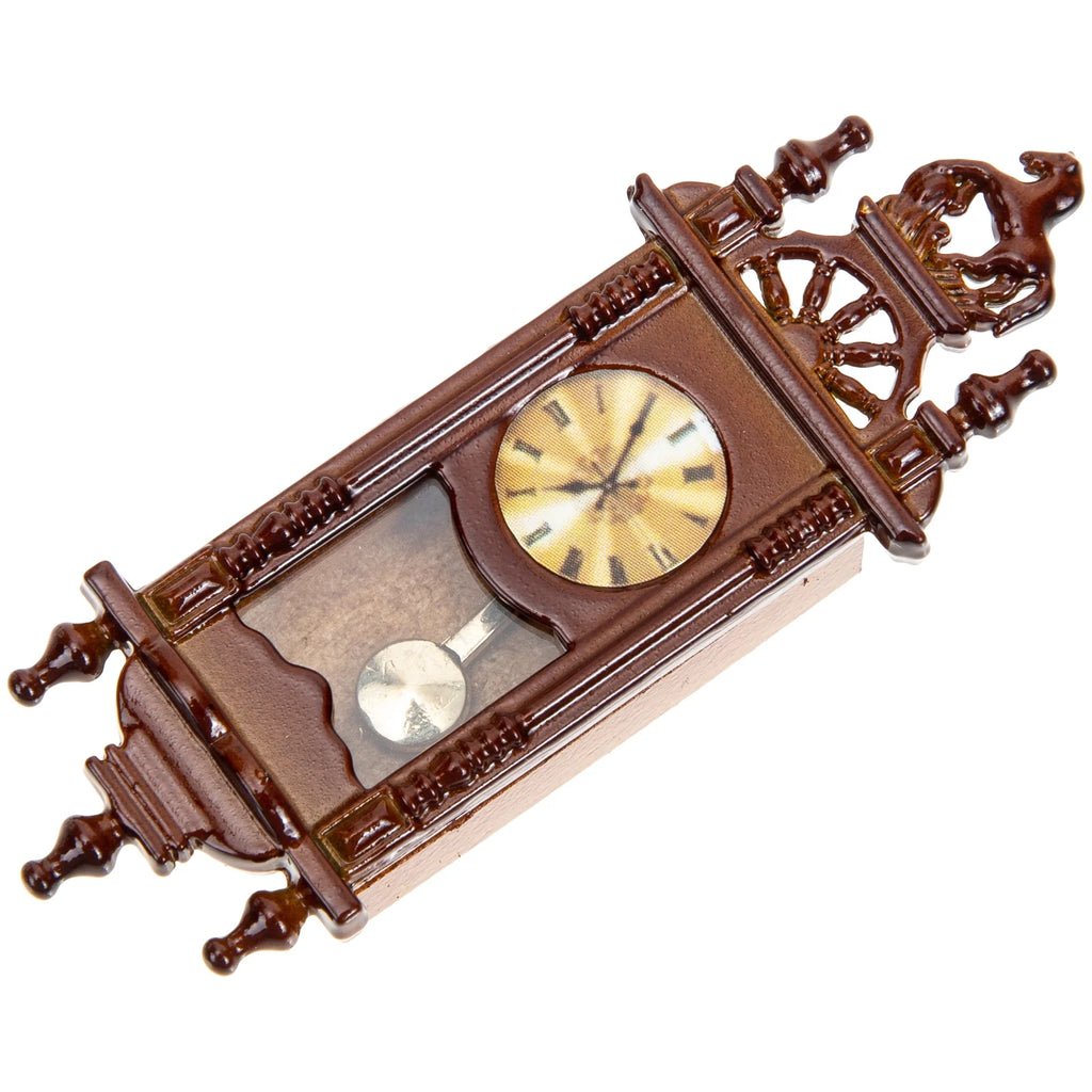 Metal Dollhouse Hanging Clock Toy Doll Furniture R45613