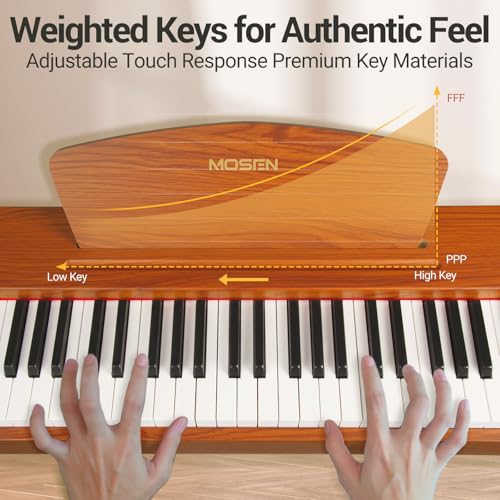 88 Key Weighted Hammer Action Digital Piano with Triple Pedal M170086