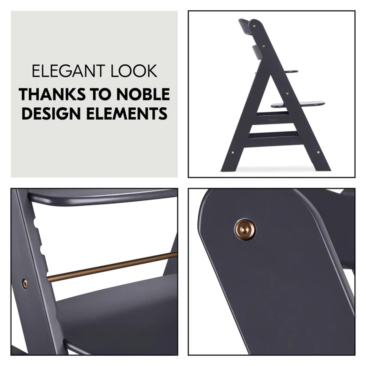 Adjustable Wooden Highchair H755822