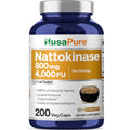 Nattokinase 4000 FU 800mg 200 Veggie Capsules J93107