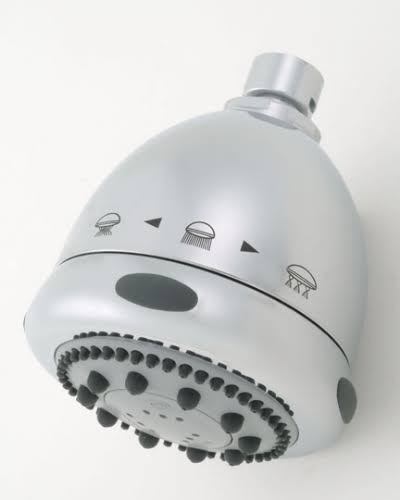 4x22 Light Grey Face Showerhead with Low Flow Regulator O462765