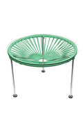Seafoam Side Table with Chrome Frame F908191