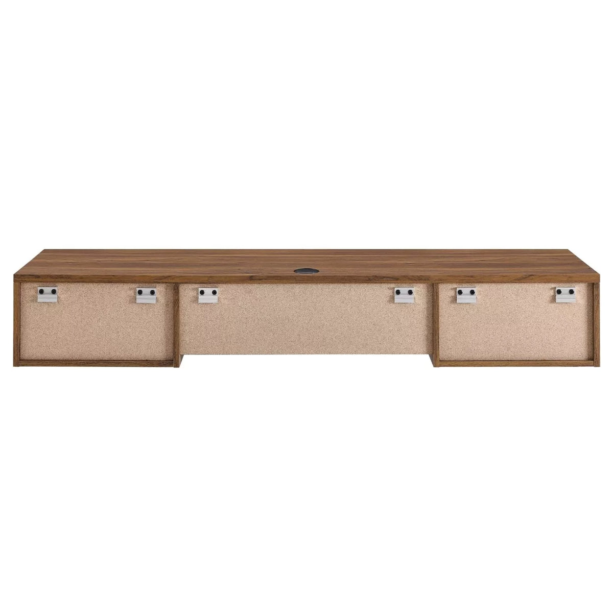 Wall Mount Wood Office Desk in Walnut Q70635