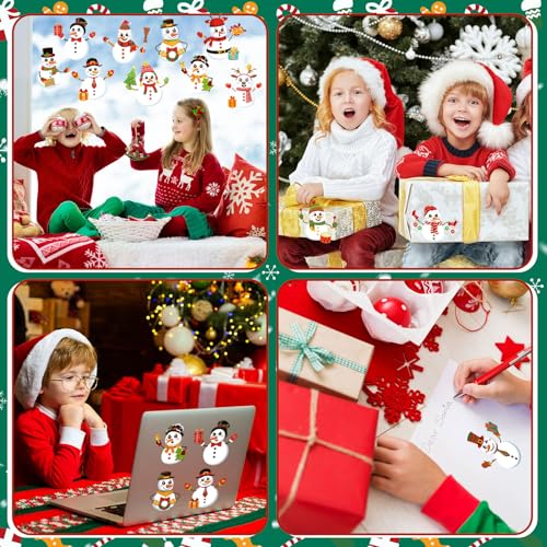 Make a Snowman Sticker Craft I9406
