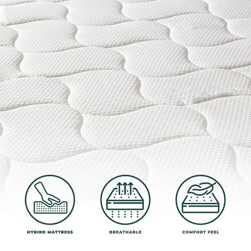 8 Inch Foam Spring Hybrid Twin Mattress C62677