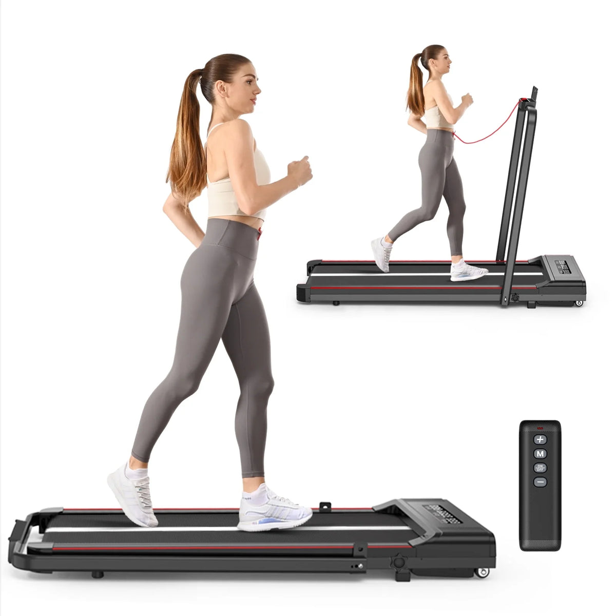 Foldable Treadmill with Bluetooth Speaker B9738