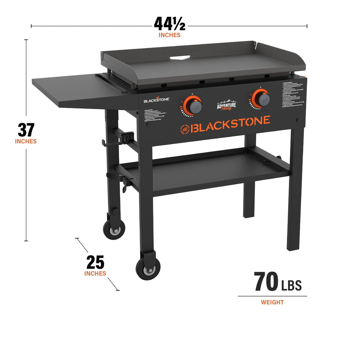 2-Burner 28” Propane Griddle D457675