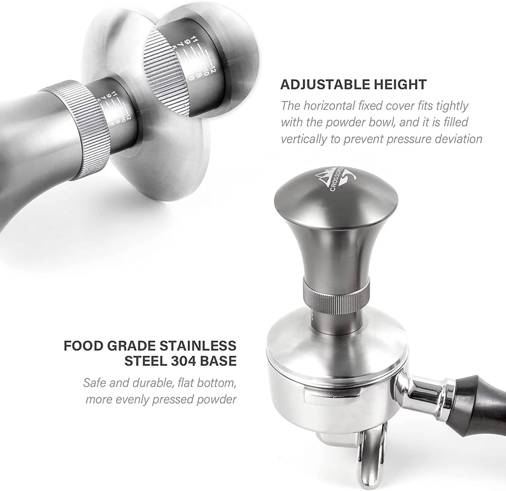 58mm Stainless Steel Flat Base Coffee Tamper E64660