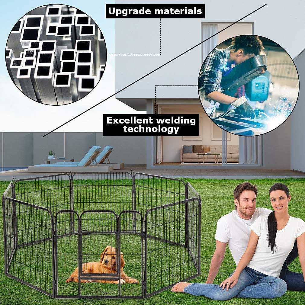 Heavy Duty Pet Playpen Dog Exercise Pen Cat Fence C80552