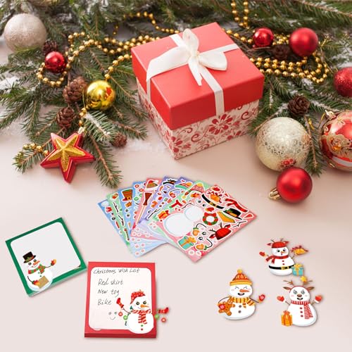 Make a Snowman Sticker Craft I9406