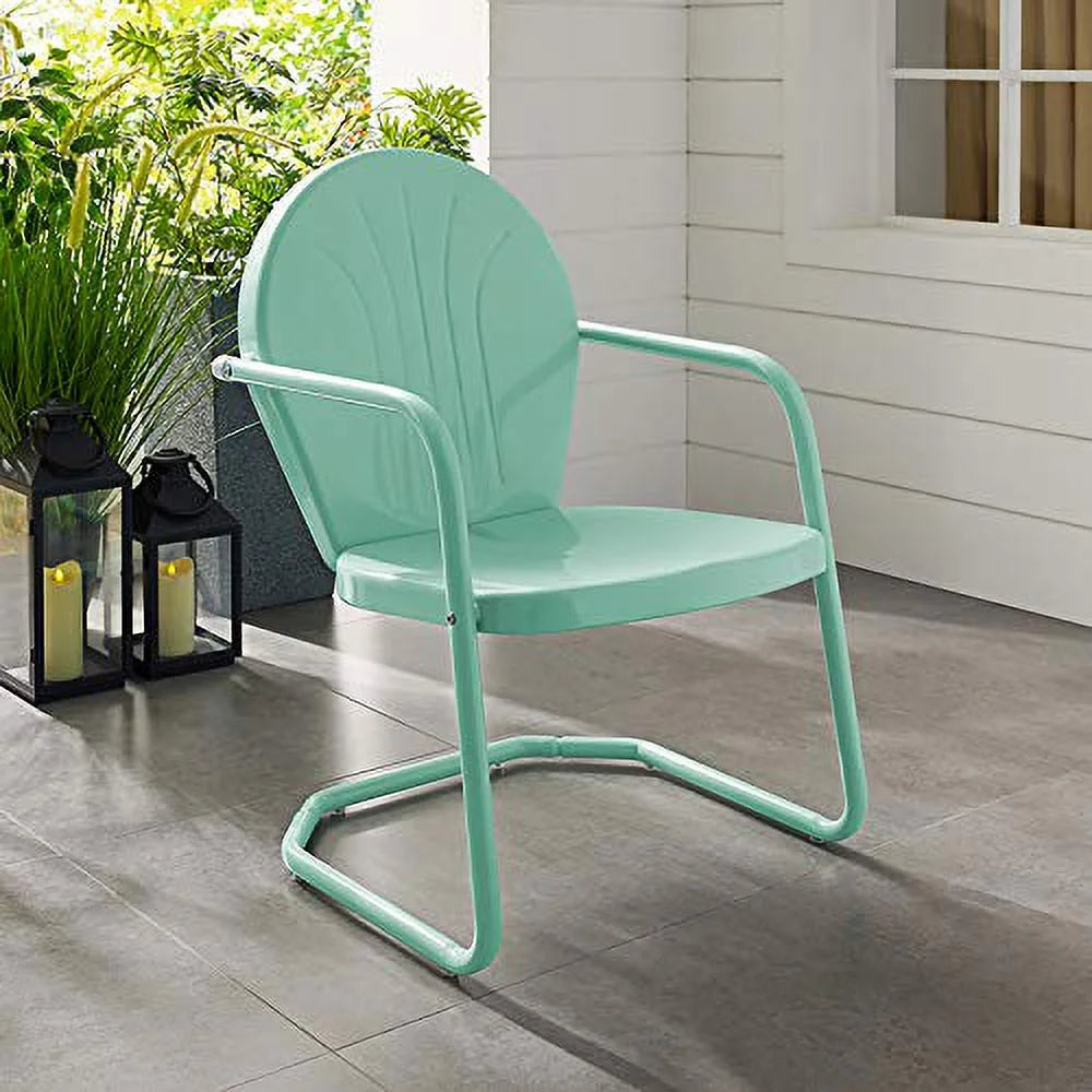 Aqua Metal Outdoor Chair Q8739