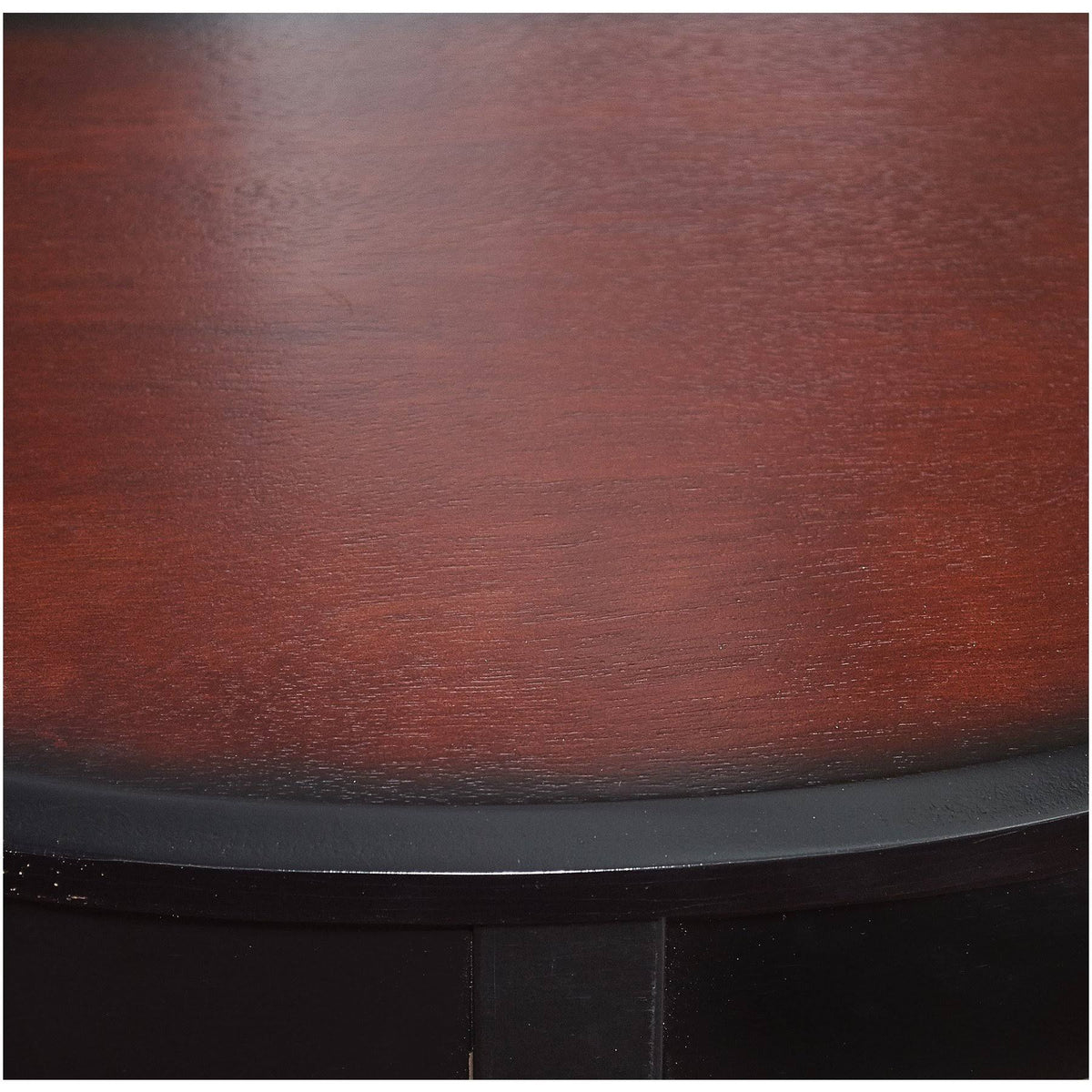 Black Cherry Demi Lune Console Table Y758