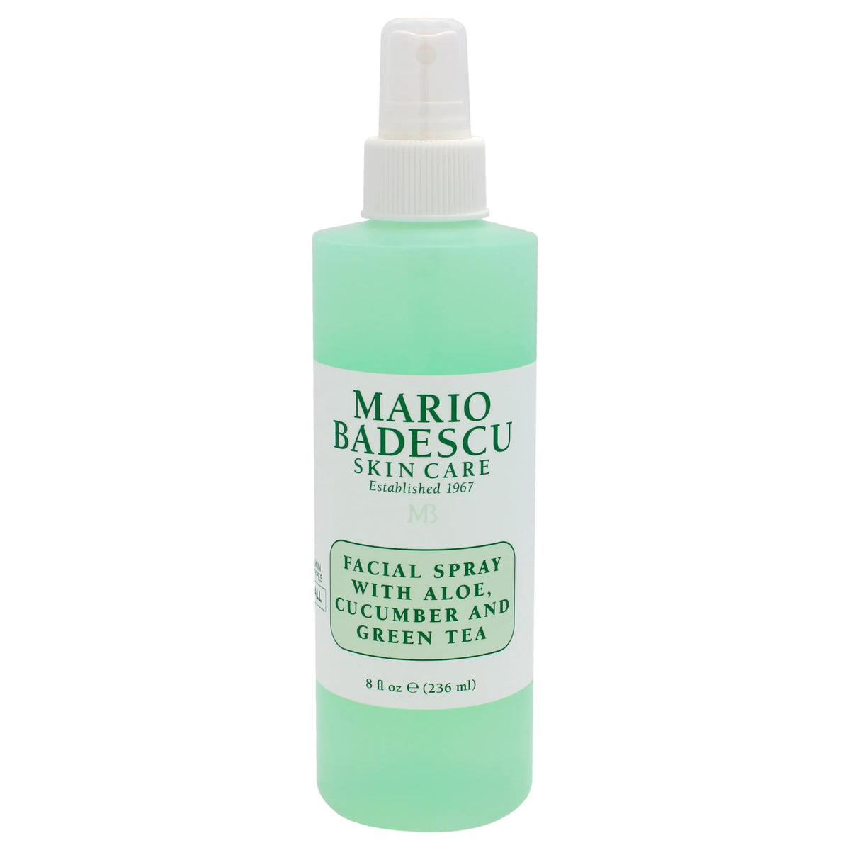 Facial Spray with Aloe Cucumber and Green Tea - 8 oz Spray T727