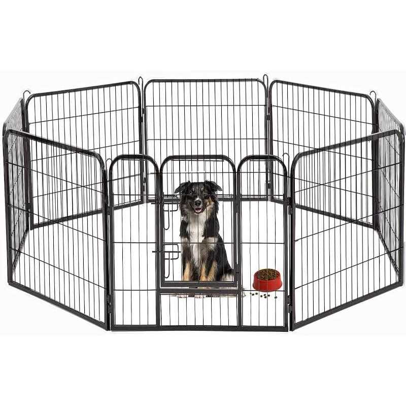 Heavy Duty Pet Playpen Dog Exercise Pen Cat Fence C80552