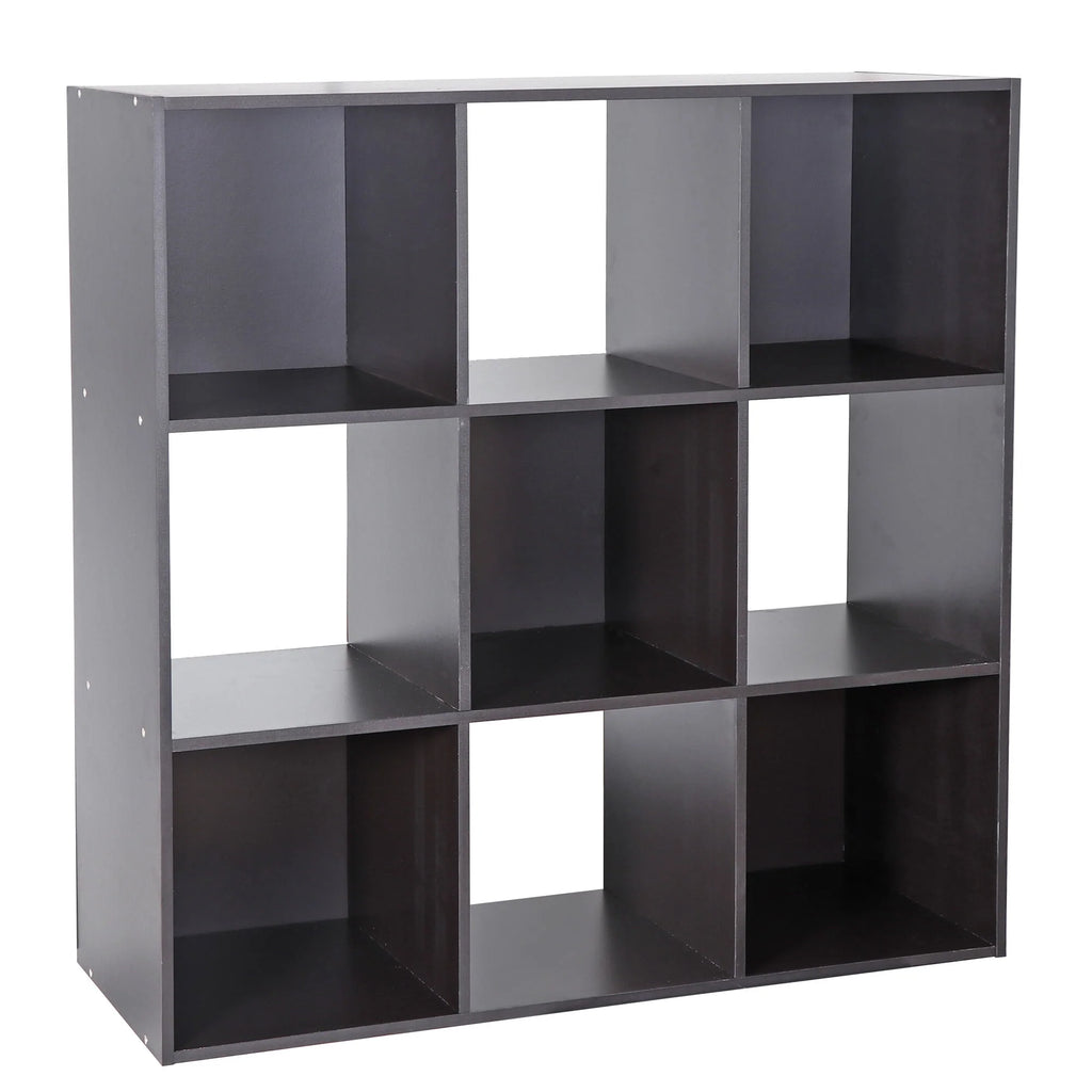9 Cube Wooden Organizer Bookcase Cabinet Storage (Black) G85366