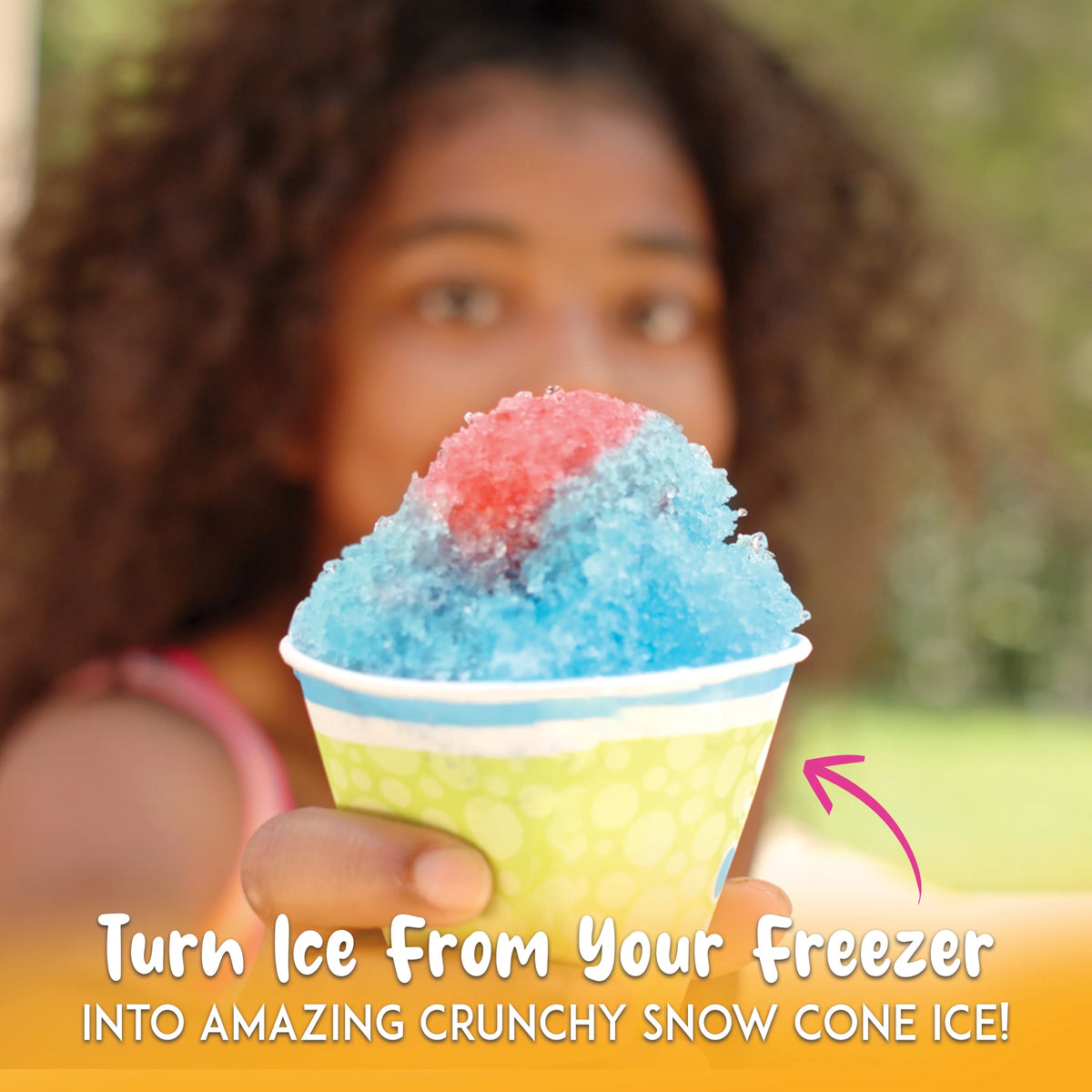 Multicolor Snow Cone Machine Package with Syrup and Accessories J459813