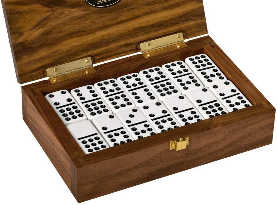 55-Piece Solid Walnut Domino Set L1375