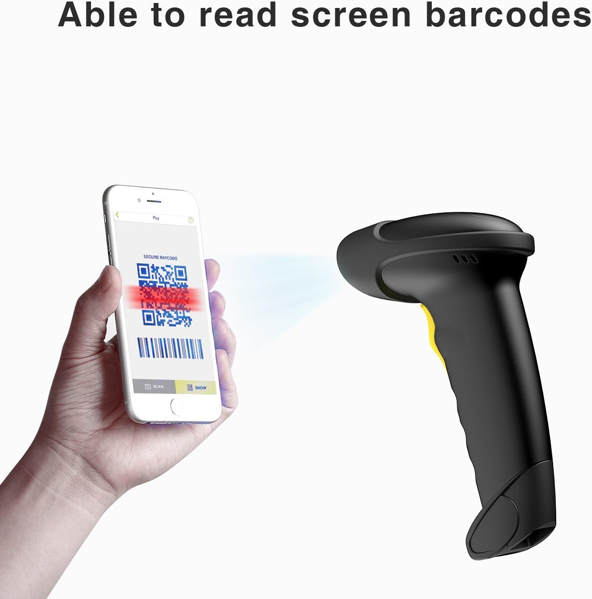 Wireless Bluetooth 2D Barcode Scanner G3612