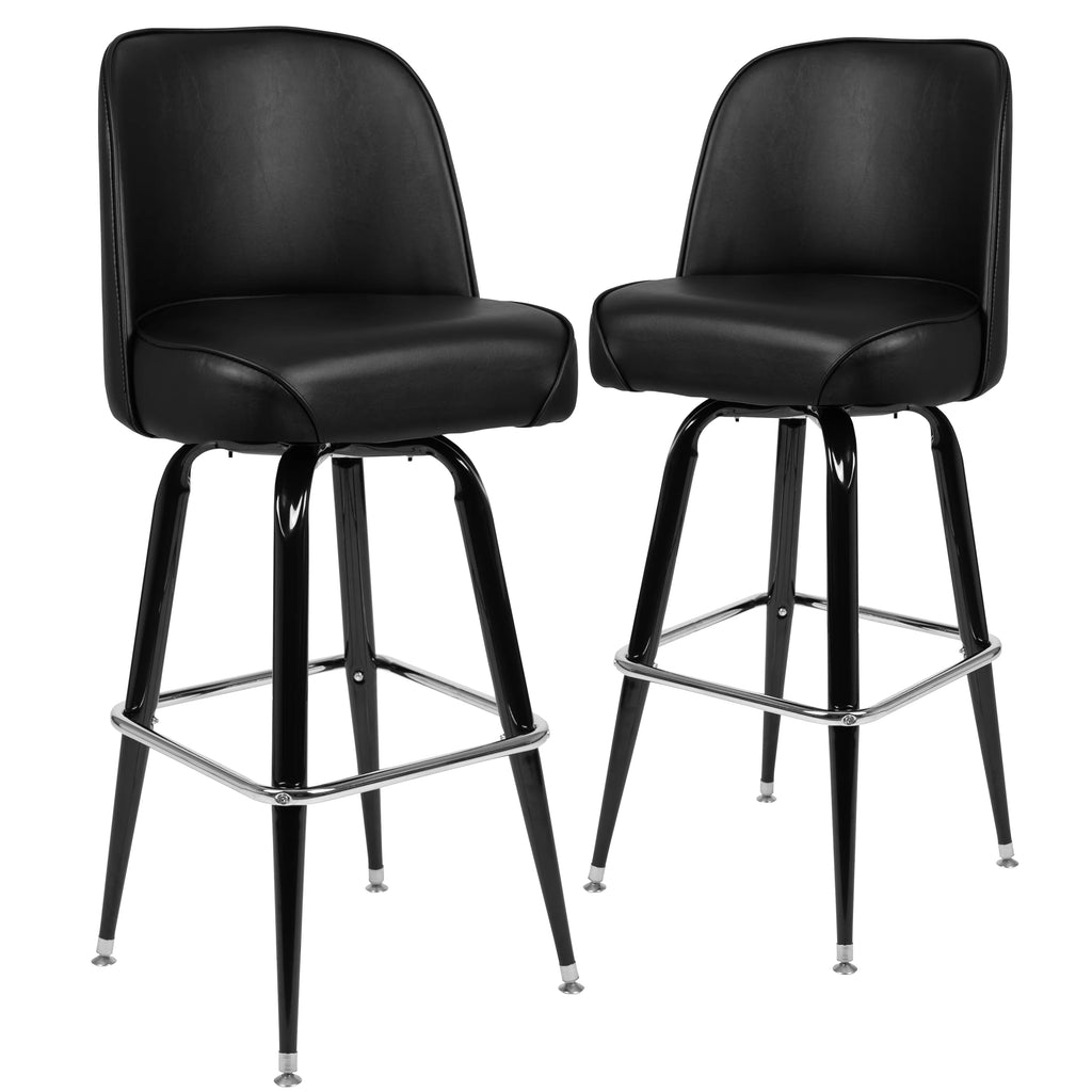 2 Pack Metal Swivel Barstool G5841