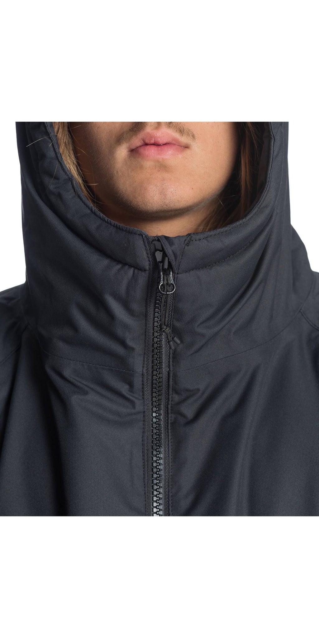 Black Winter Surf Poncho R70591